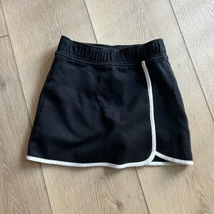 Old Navy Black Skort with White Trim